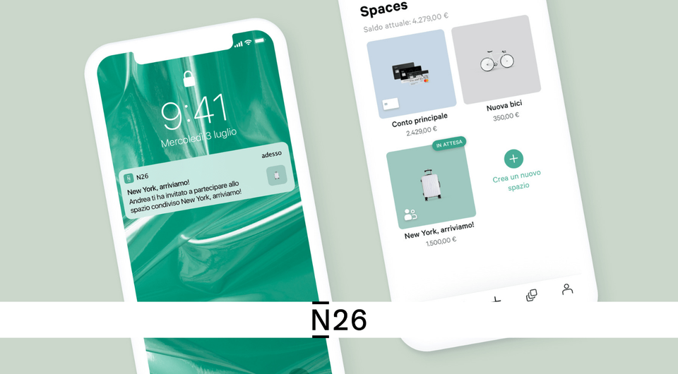 N26 shared spaces